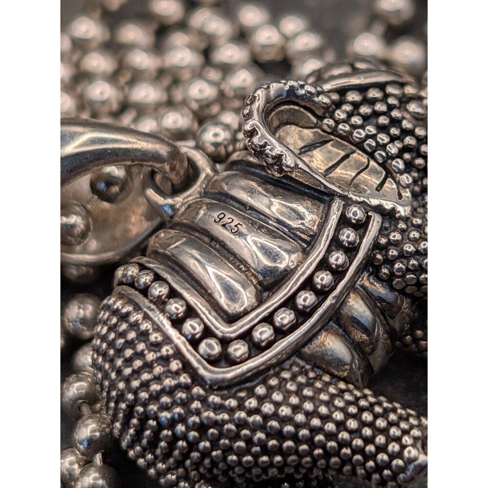 Lagos Sterling Silver Elephant Pendant • 925 • 24" Chain • Designer Jewelry - Picture 5 of 6